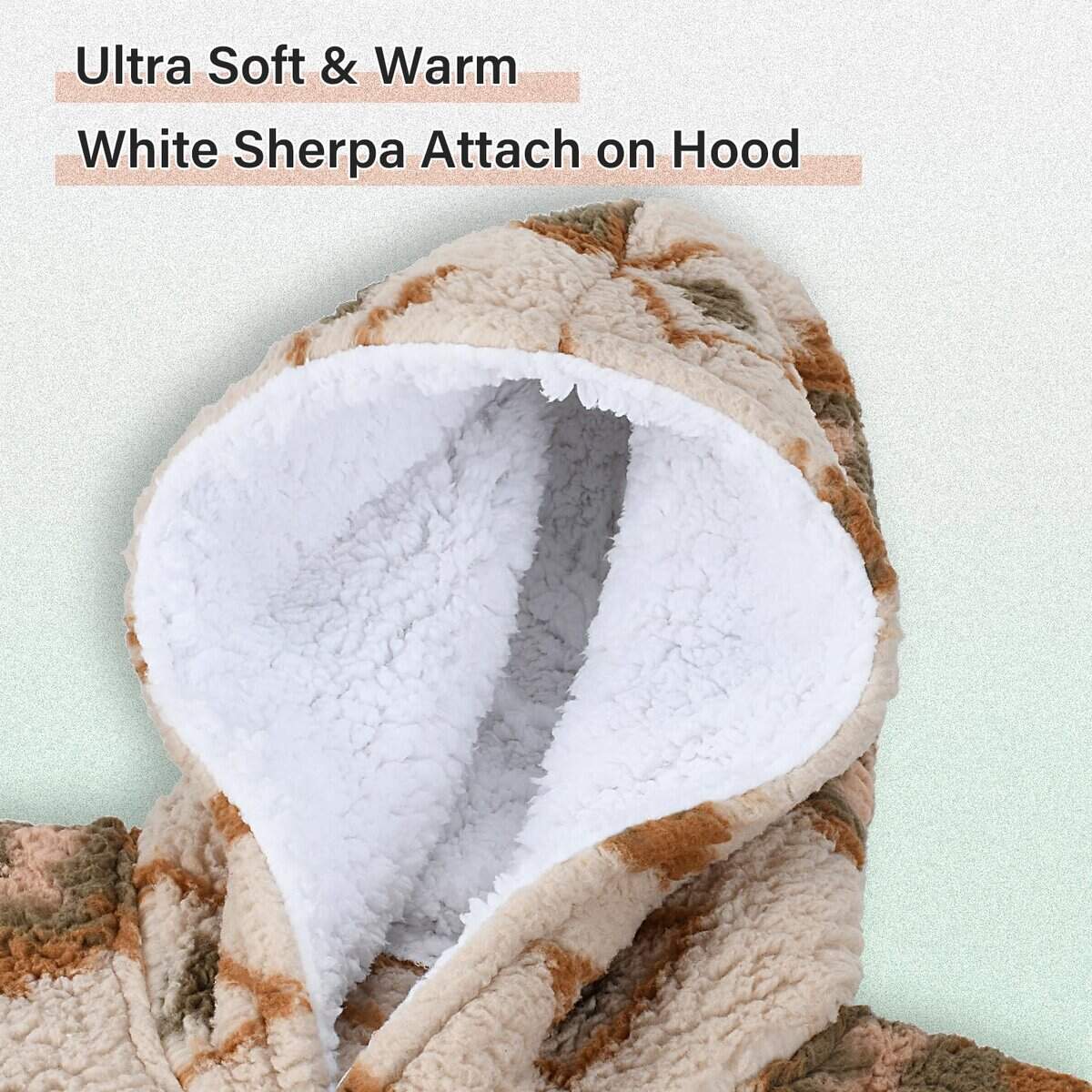 Manta con capucha Catalonia Southwestern Aztec, Sudadera - Imagen 6