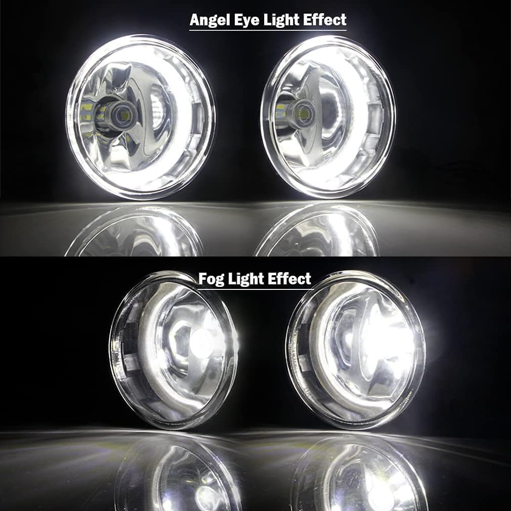 Faros de Niebla con Anillo de Halo 2 en 1 para Honda 12-14 - Imagen 4