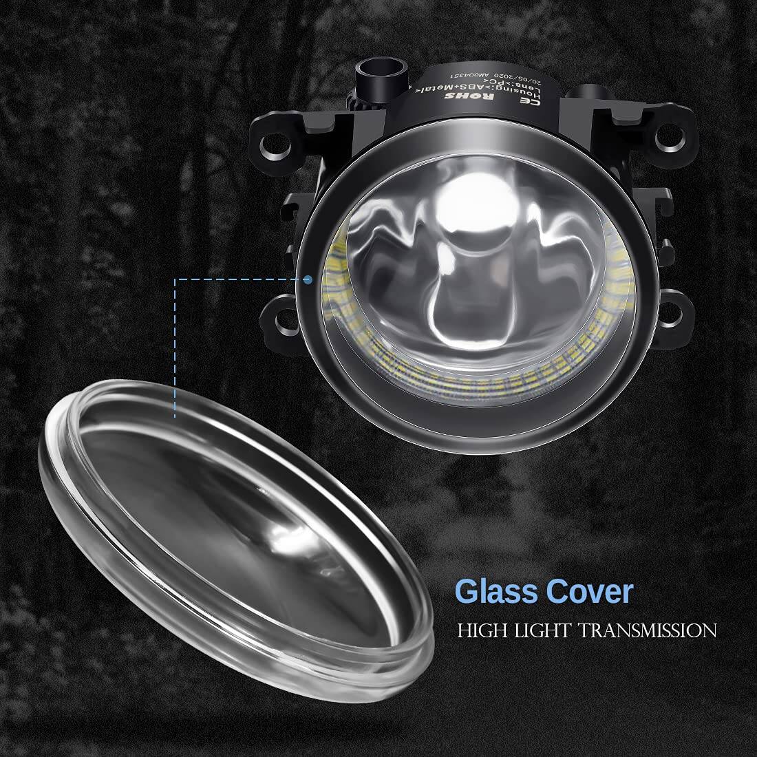 Faros de Niebla con Anillo de Halo 2 en 1 para Honda 12-14 - Imagen 5