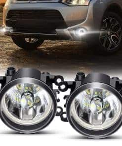 Luces de Niebla de Ojo de Ángel con Anillo Halo DRL para