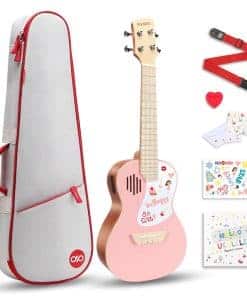 Ukulele Concert PICKAPICK Profesional de Caoba de 23