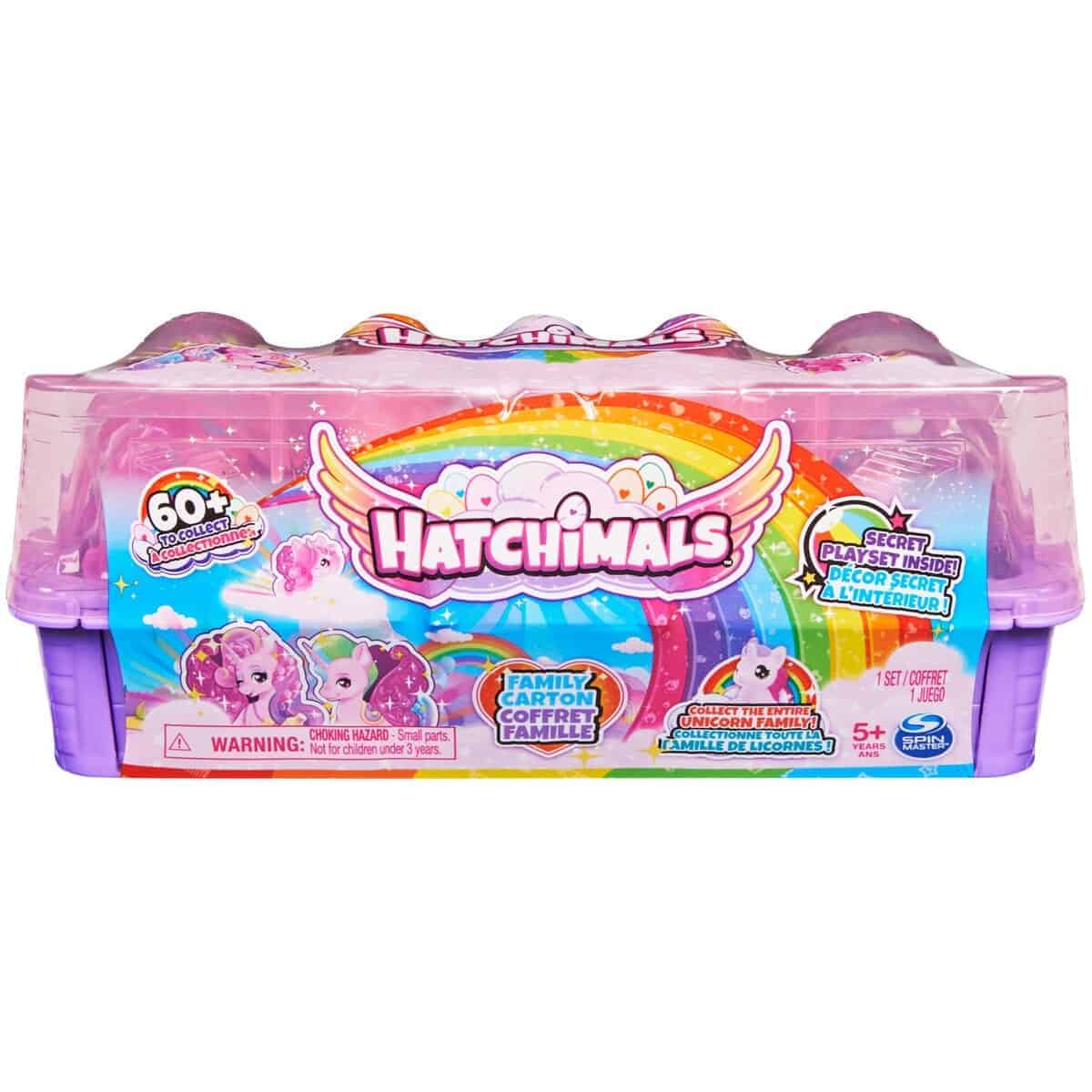 Hatchimals CollEGGtibles, Cartón de Familia Unicornio con - Imagen 3