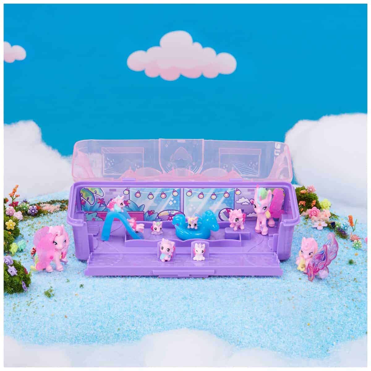 Hatchimals CollEGGtibles, Cartón de Familia Unicornio con - Imagen 8