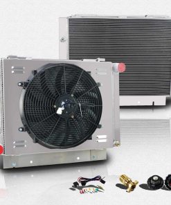 Radiator + Shroud de Aluminio de 3 Filas ColQuee 6063 con