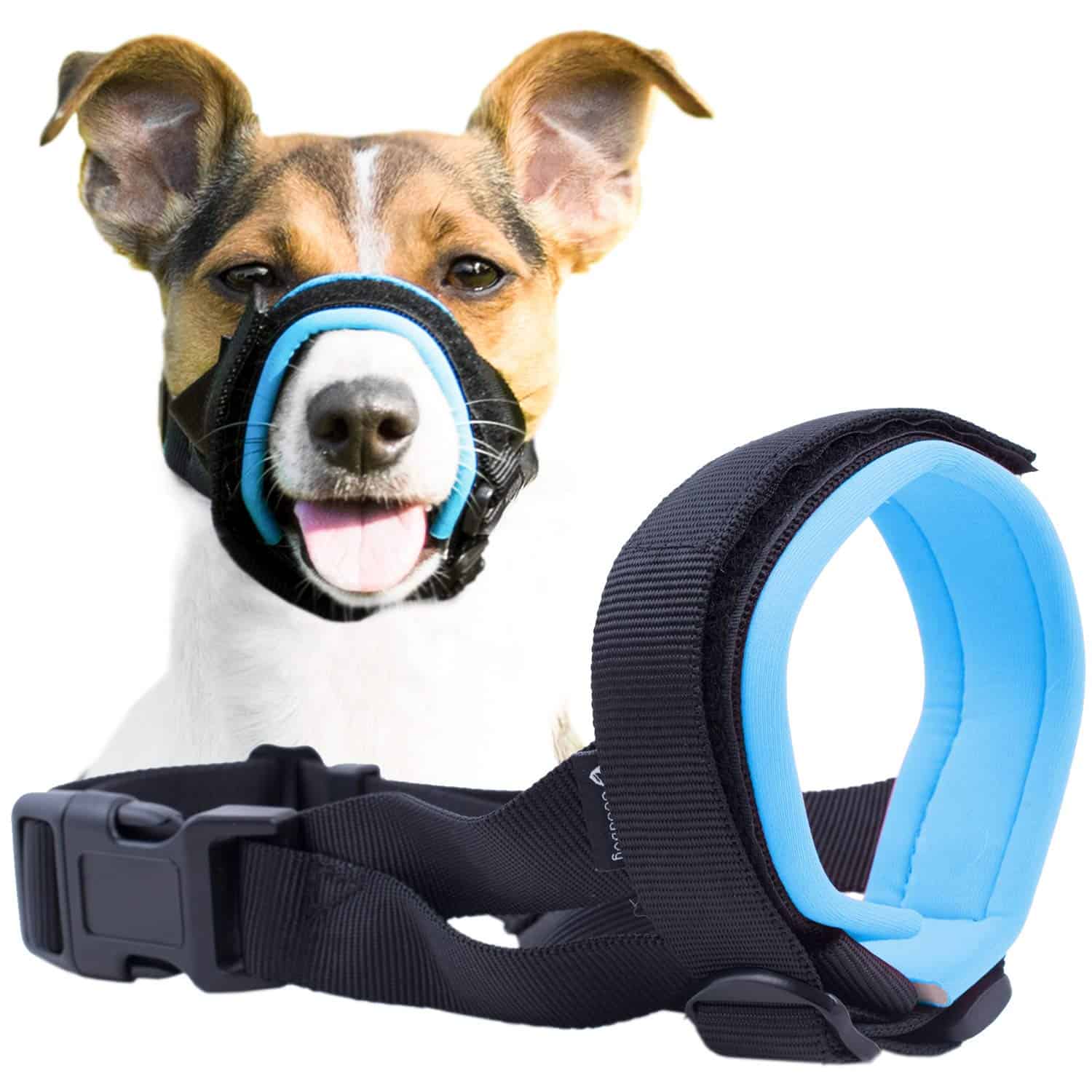 Protector de Bozal Suave para Perros - Previene mordeduras