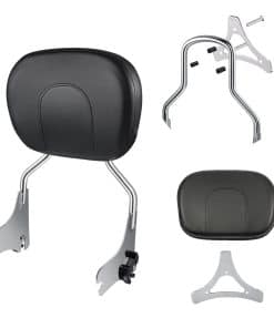 Benlari Sissy Bar Respaldo de Pasajero con Cojín Trasero