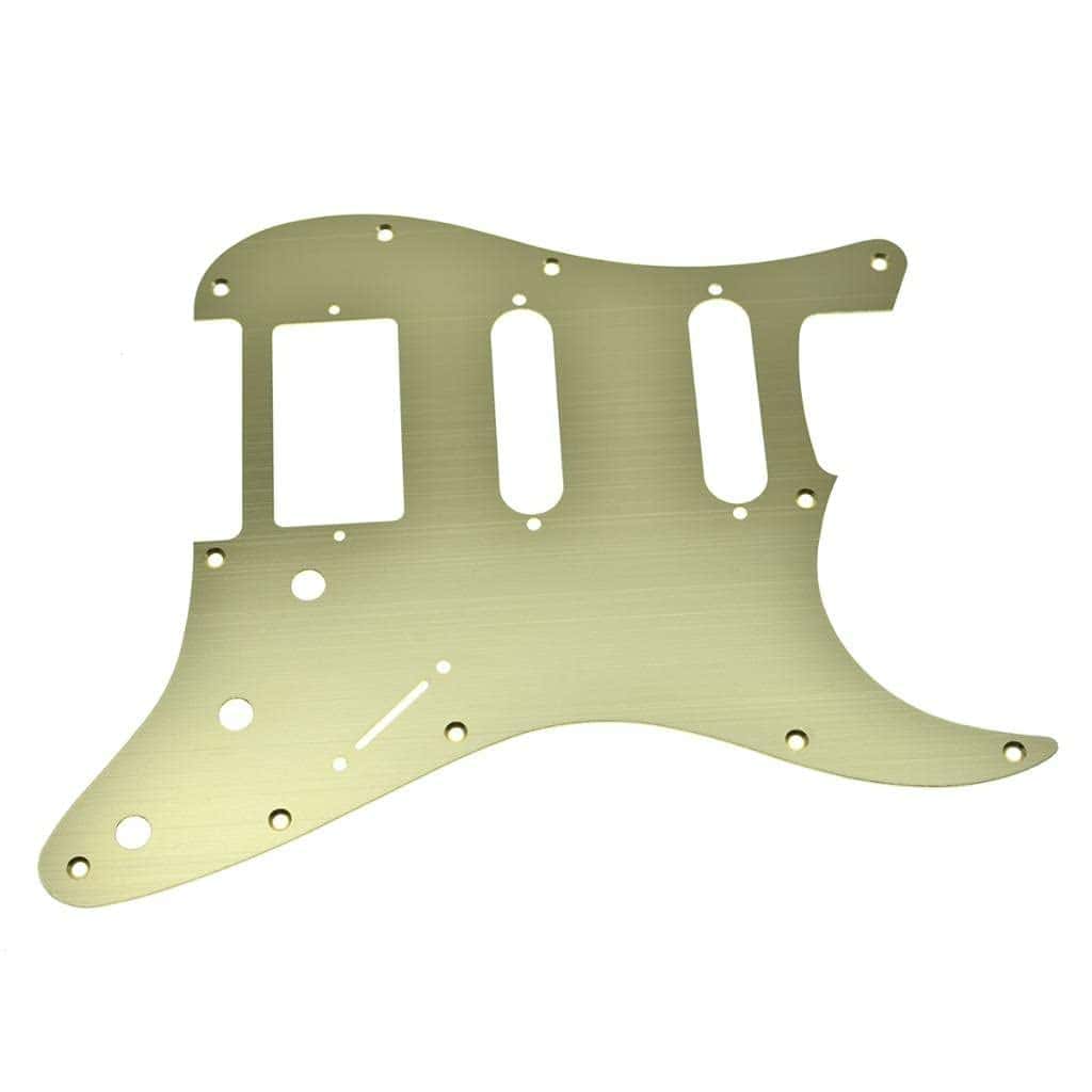 Pickguard de metal de aluminio anodizado de -ico - Oro