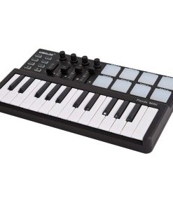 Btuty Teclado MIDI de 25 teclas Panda mini Controlador de