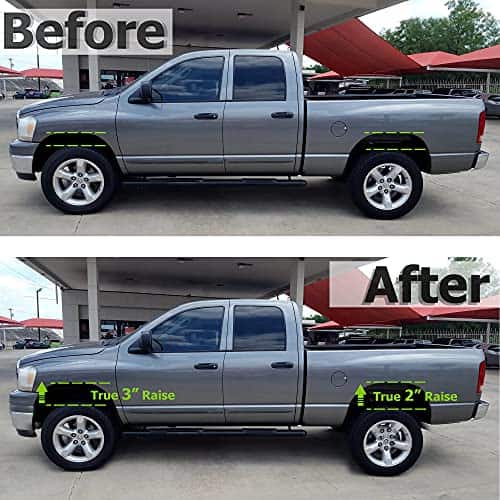 3" Kits de nivelación delanteros y traseros de 2" para Ram - Imagen 4