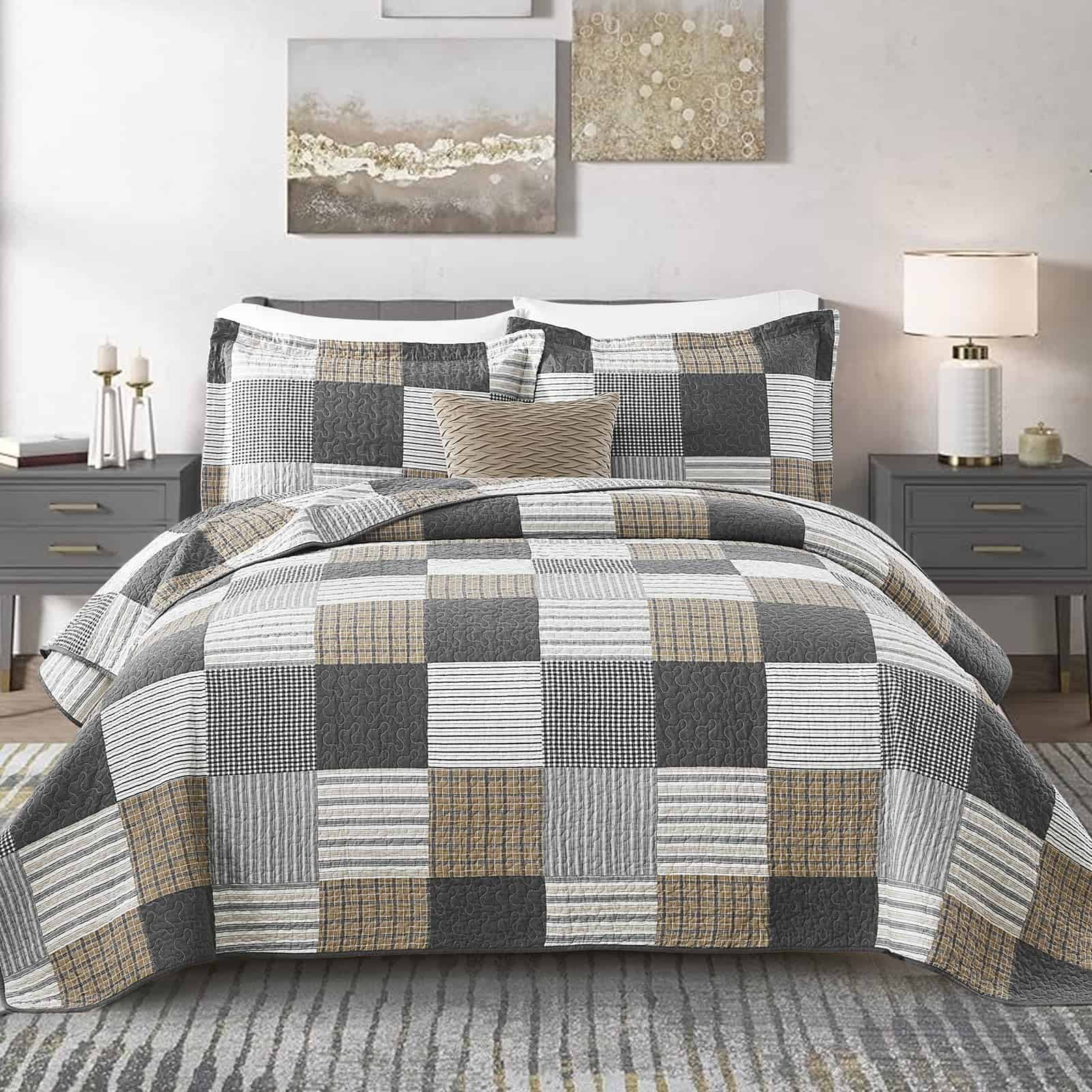 Edredón King Size KALOOLA, Edredón King Size 100% Algodón,