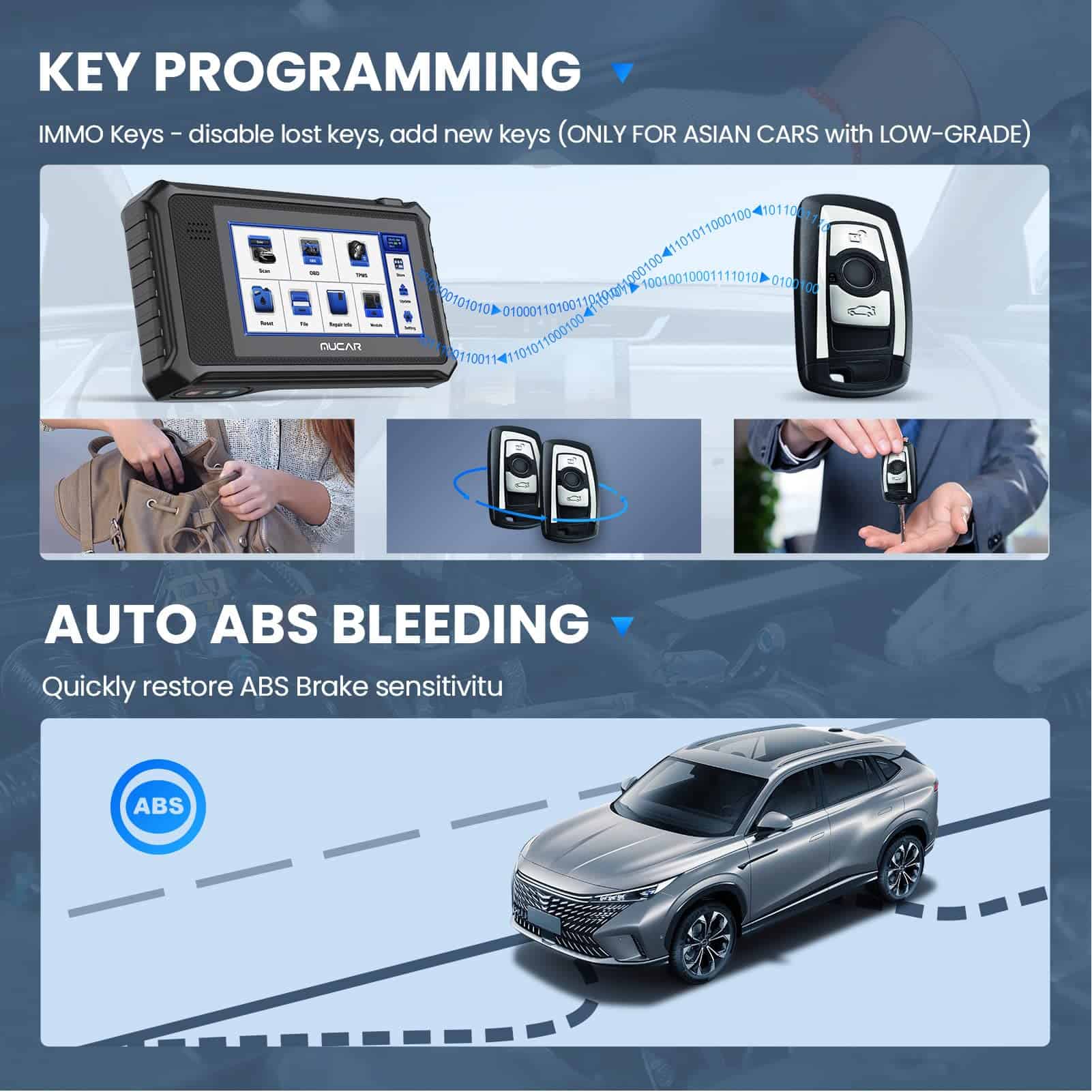 MUCAR VO6 Escáner OBD2, Diagnóstico de Nivel OE para Todos - Imagen 7