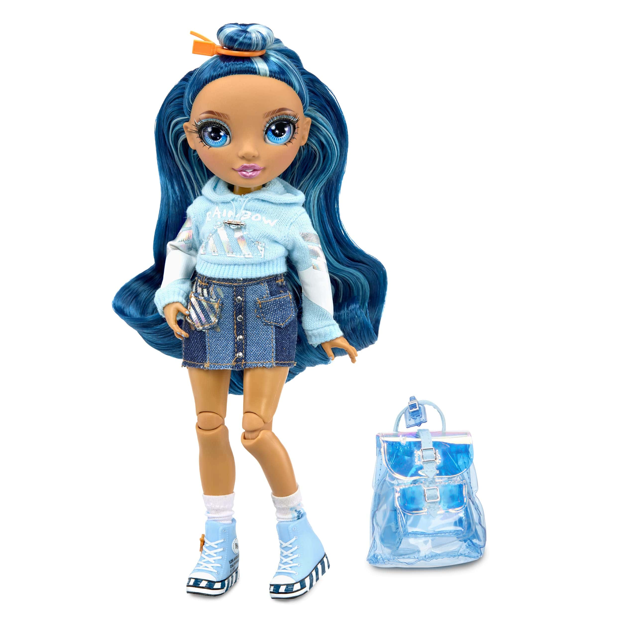 Rainbow High Jr High Skyler Bradshaw - Muñeca de Moda Azul