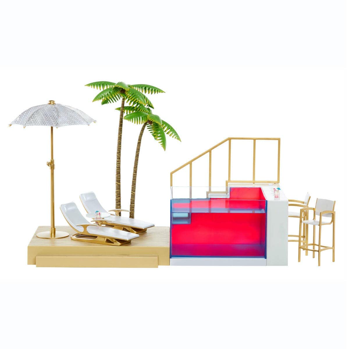 Rainbow High Color Change Pool & Beach Playset : Piscina - Imagen 4