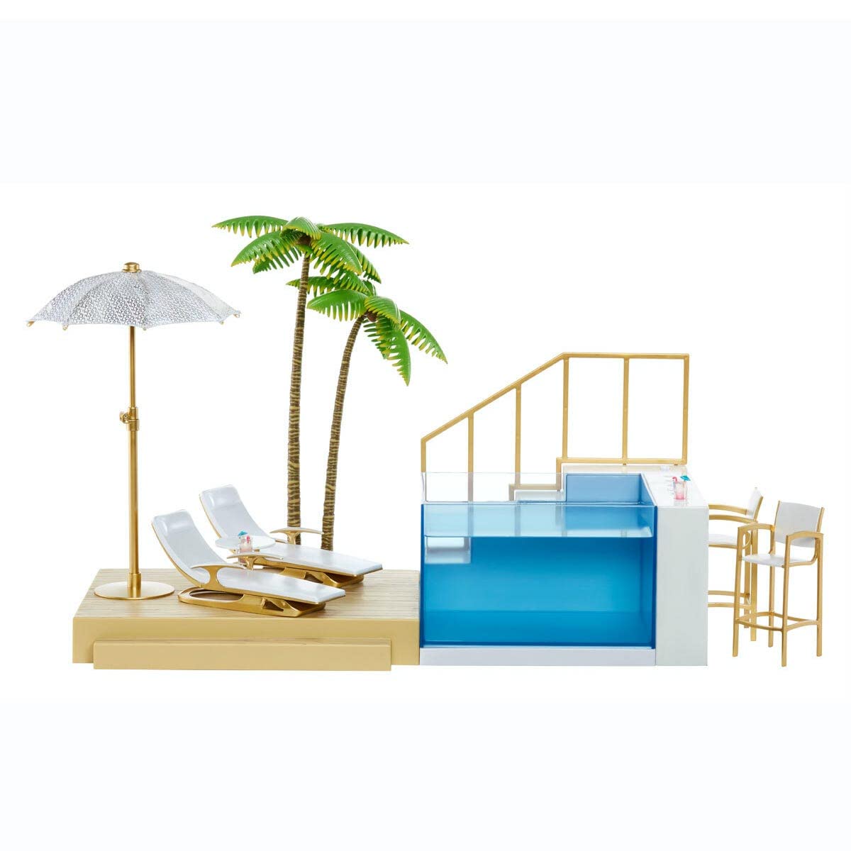 Rainbow High Color Change Pool & Beach Playset : Piscina