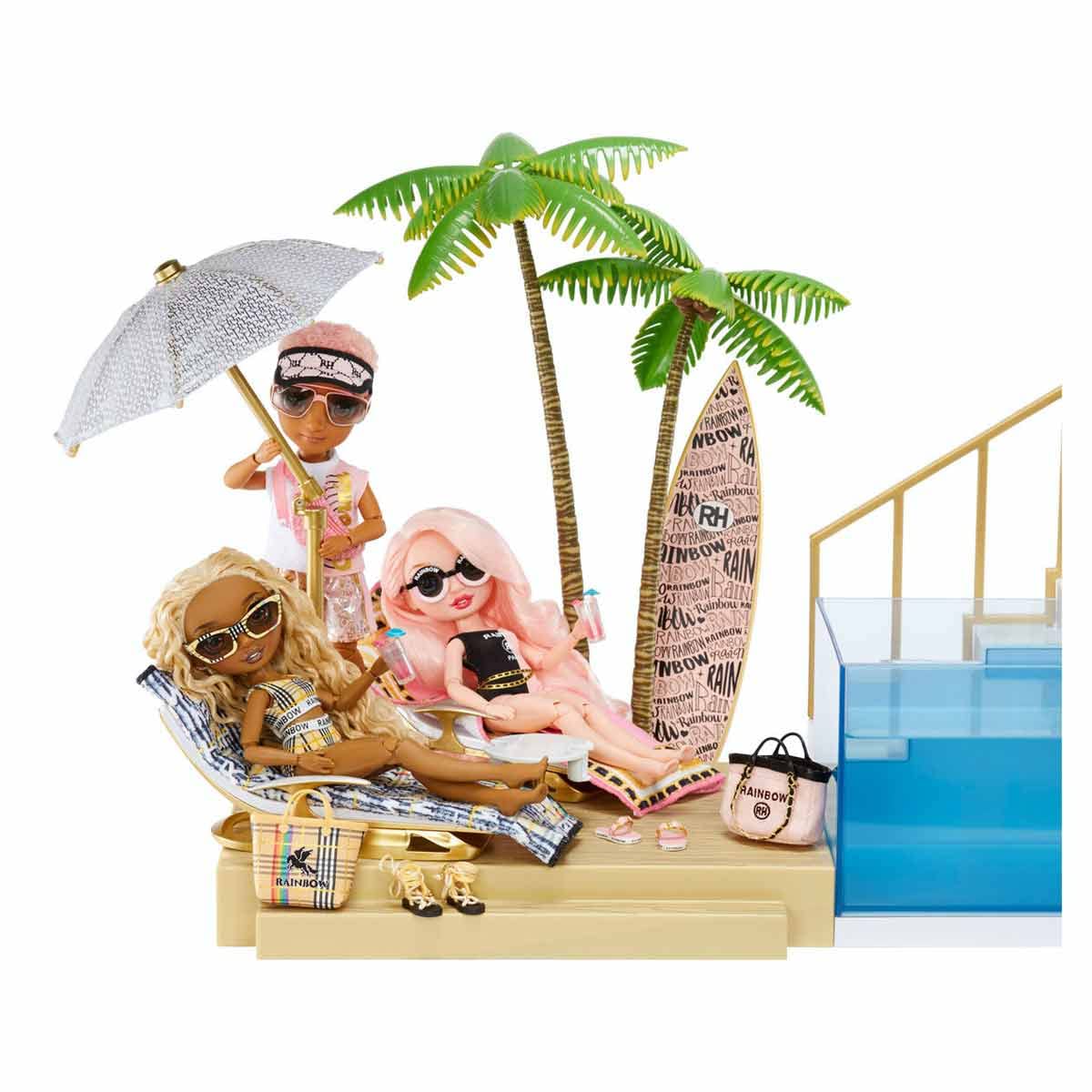 Rainbow High Color Change Pool & Beach Playset : Piscina - Imagen 6