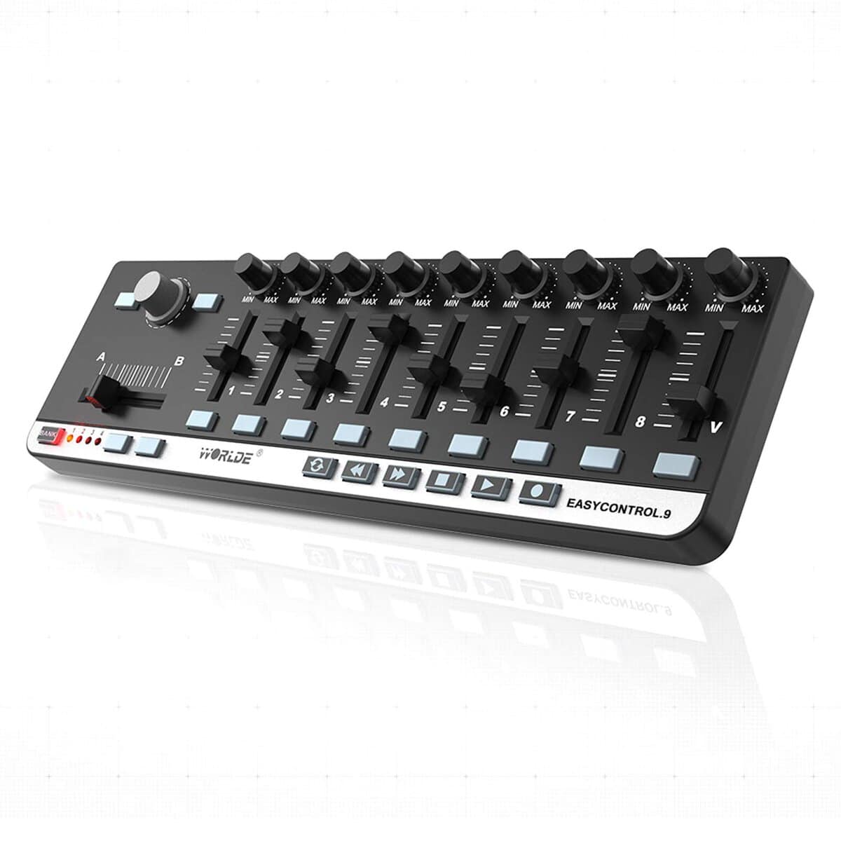 Controlador de teclado MIDI de 9 Slim-Line Btuty Portable