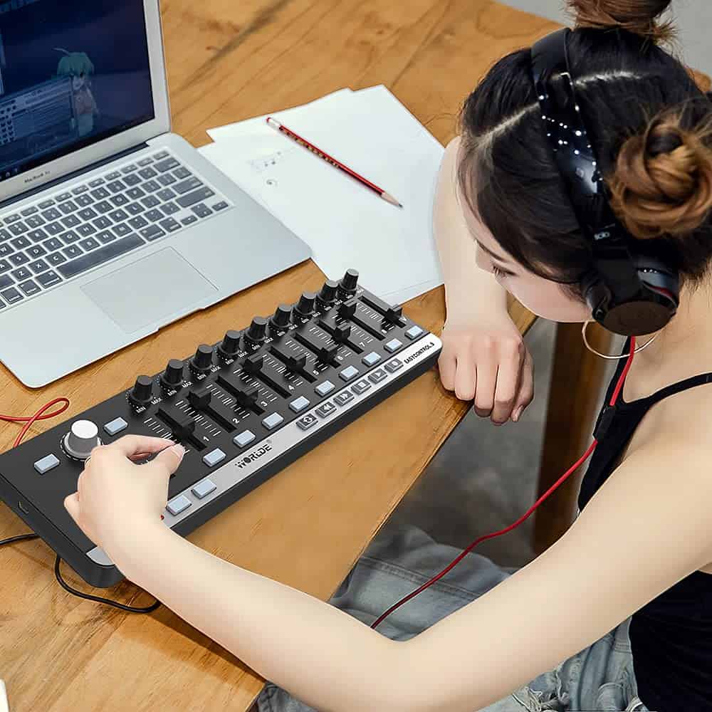 Controlador de teclado MIDI de 9 Slim-Line Btuty Portable - Imagen 7