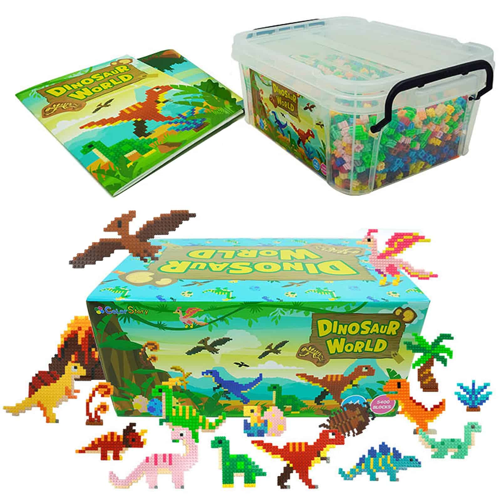 Kit de Bloques de Lego Deformados Mundo de Dinosaurios