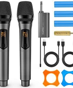 Saiyin Micrófonos Inalámbricos Recargables, Sistema de
