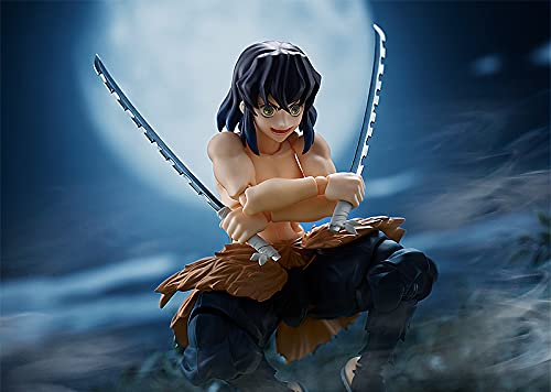 Figura de Acción Figma Deluxe de Inosuke Hashibira de Demon - Imagen 5