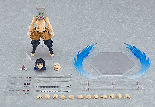 Figura de Acción Figma Deluxe de Inosuke Hashibira de Demon - Imagen 3