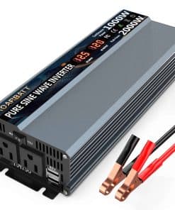 Inversor de Corriente de Onda Senoidal Pura 1000W 12V DC a