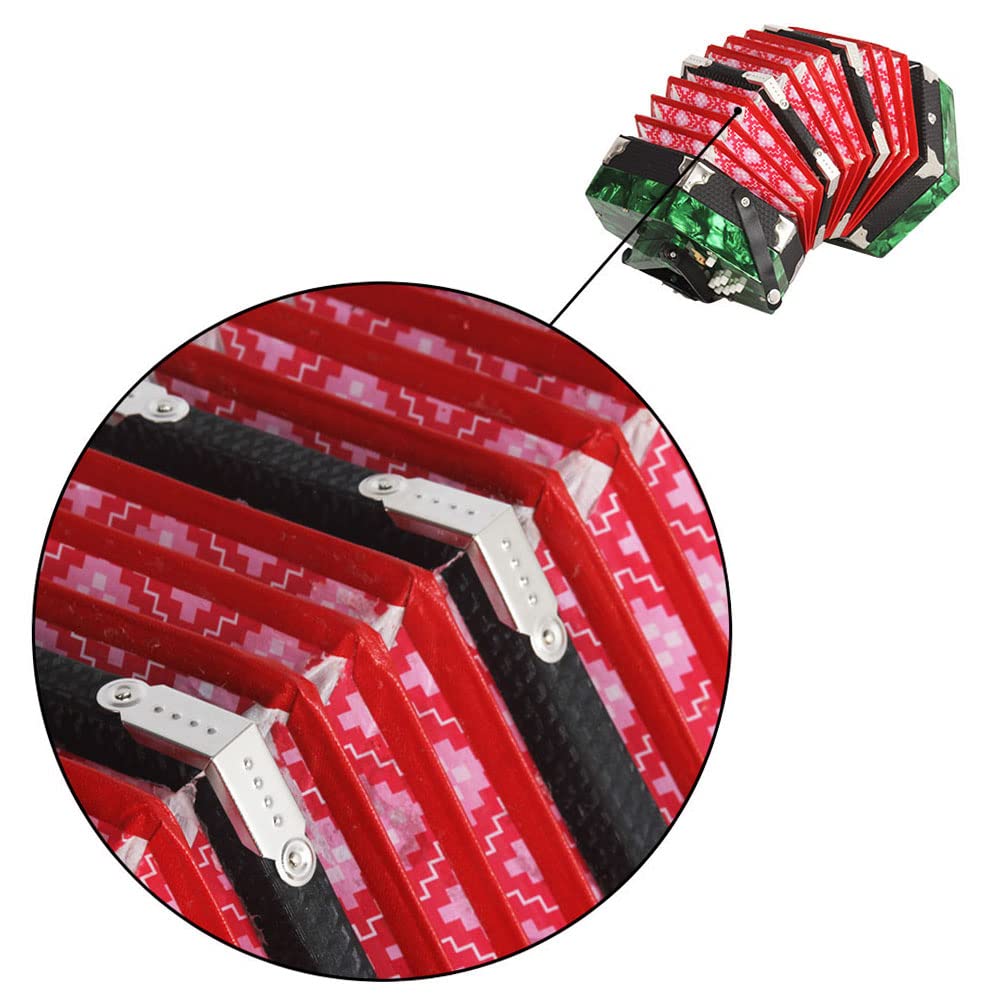 Acordeón Btuty Concertina Acordeón Instrumento Acordeón 20 - Imagen 7