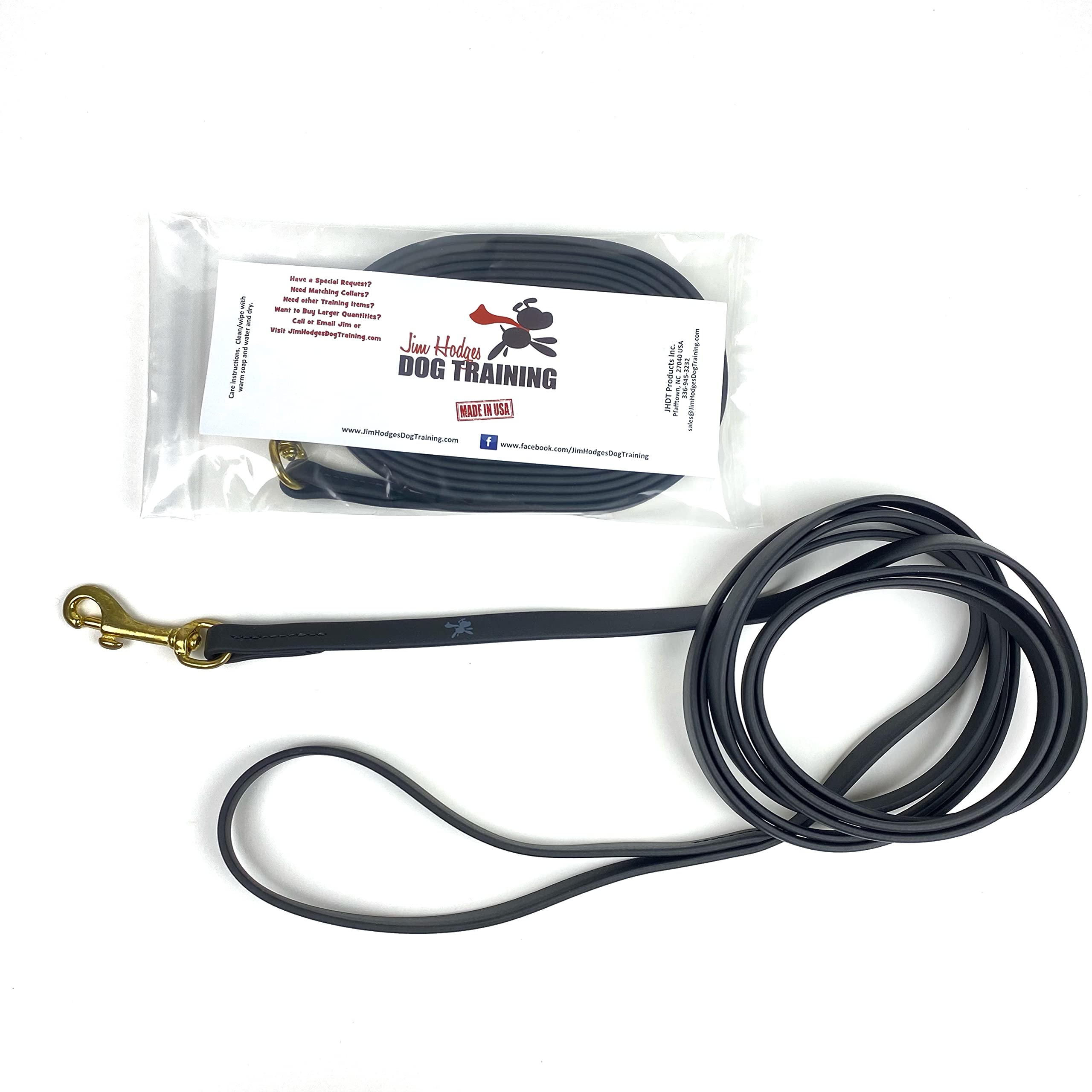 Correa larga de entrenamiento JIM HODGES DOG TRAINING Gummy - Imagen 4