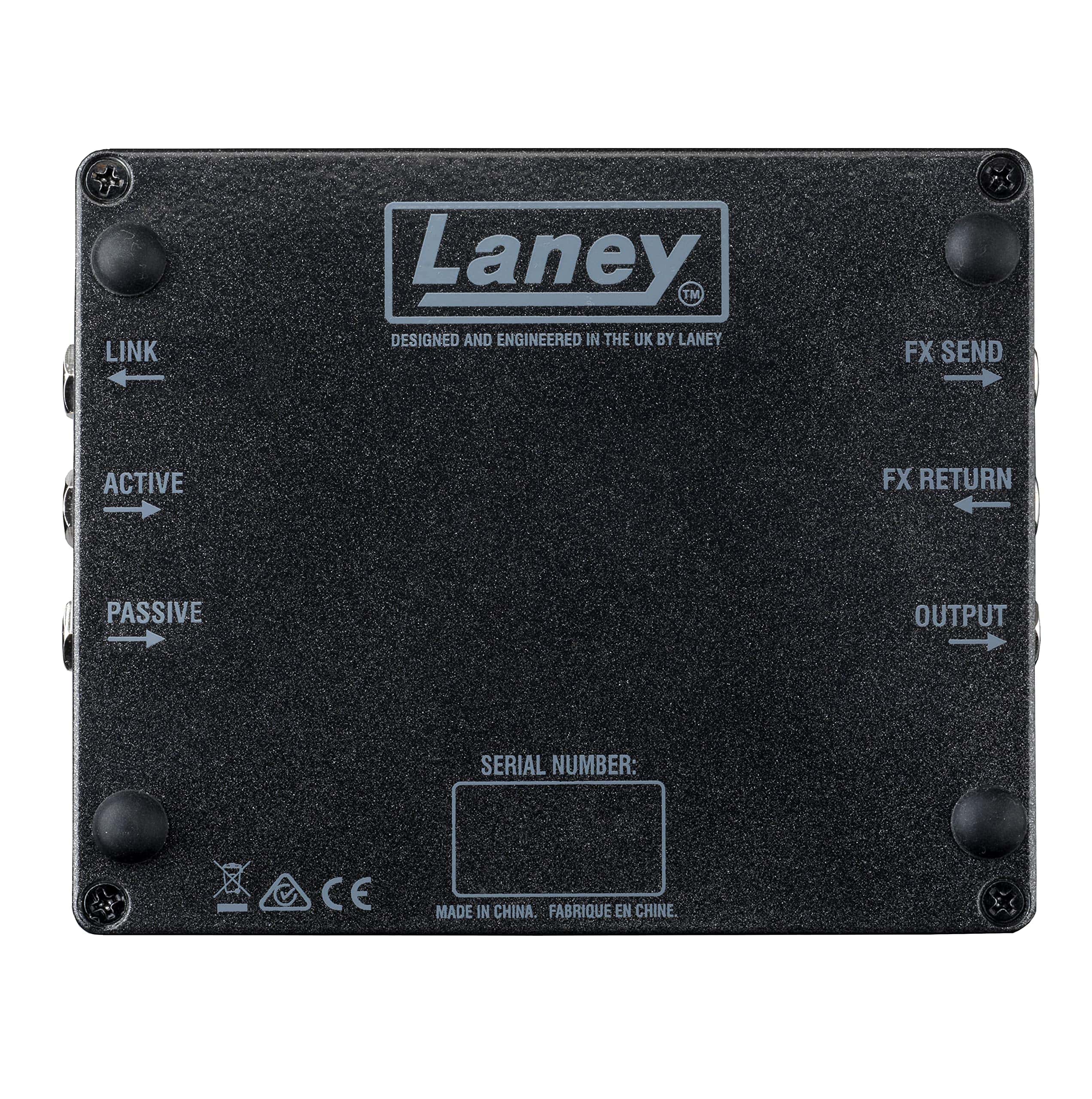 Pedal preamplificador de bajo Laney Digbeth DB, Negro - Imagen 5