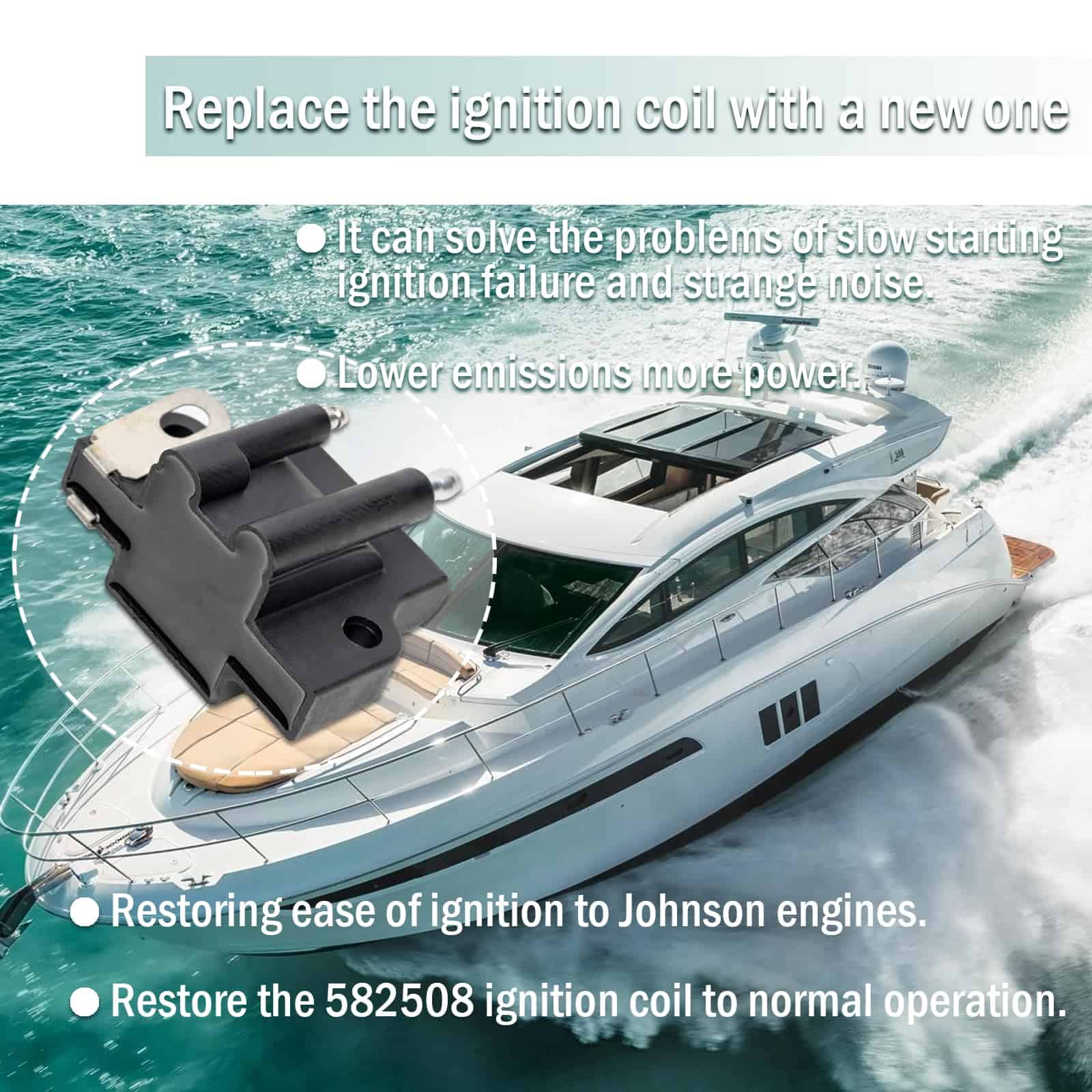 Bobinas de Encendido para Motores Fuera de Borda 4 Piezas - Imagen 6