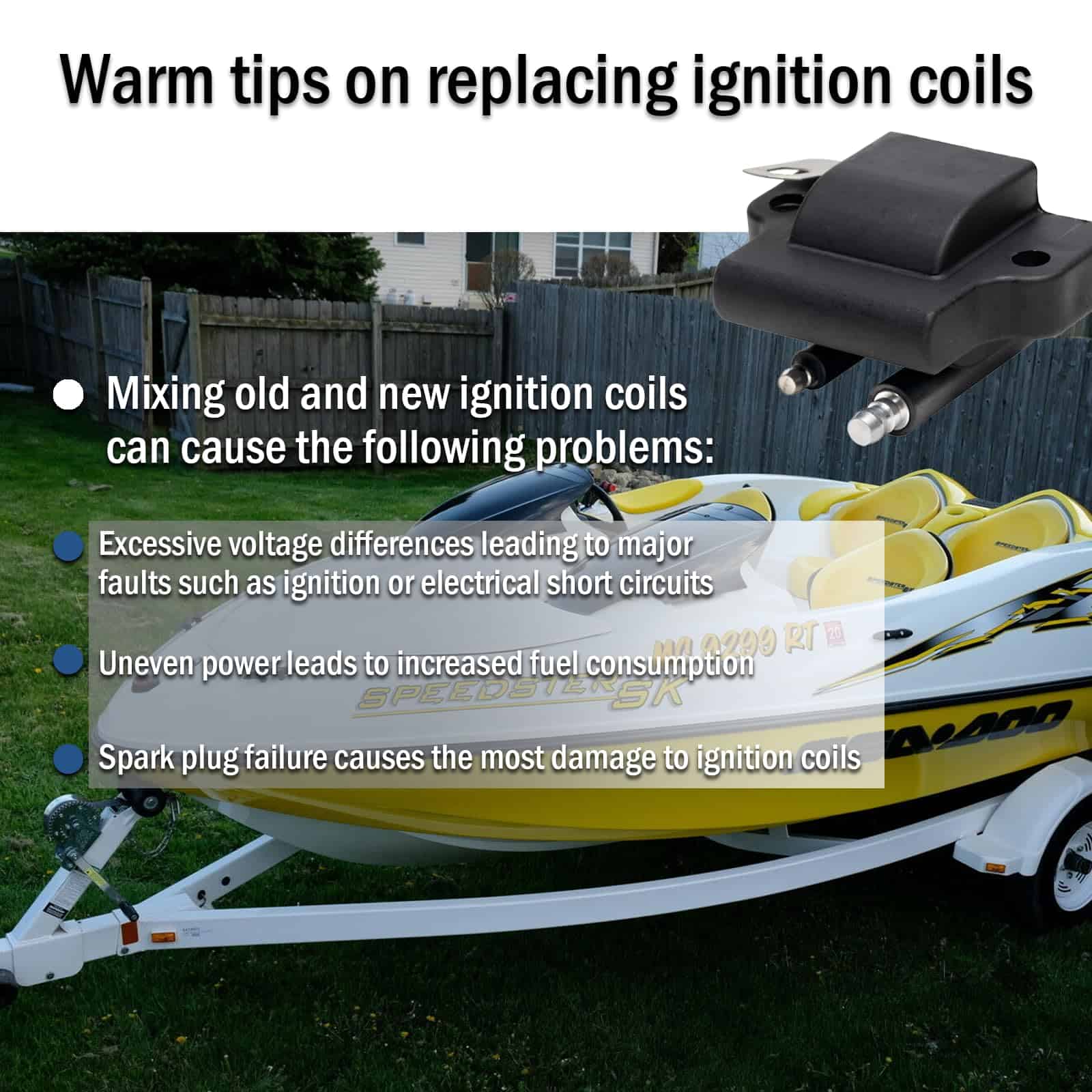 Bobinas de Encendido para Motores Fuera de Borda 4 Piezas - Imagen 7