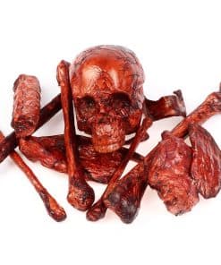 Conjunto de Esqueleto de Halloween Sangriento Falso de 14