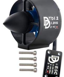 DIAMONDDYNAMICS Propulsor Subacuático 1.2kg de Empuje 12V