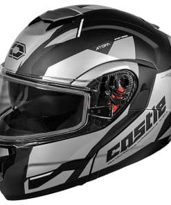 Casco de Nieve Modular Castle X Atom SV Transcend (Plata