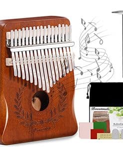 Kalimba Beautmelo de 17 Teclas, Piano de Pulgar Portátil,