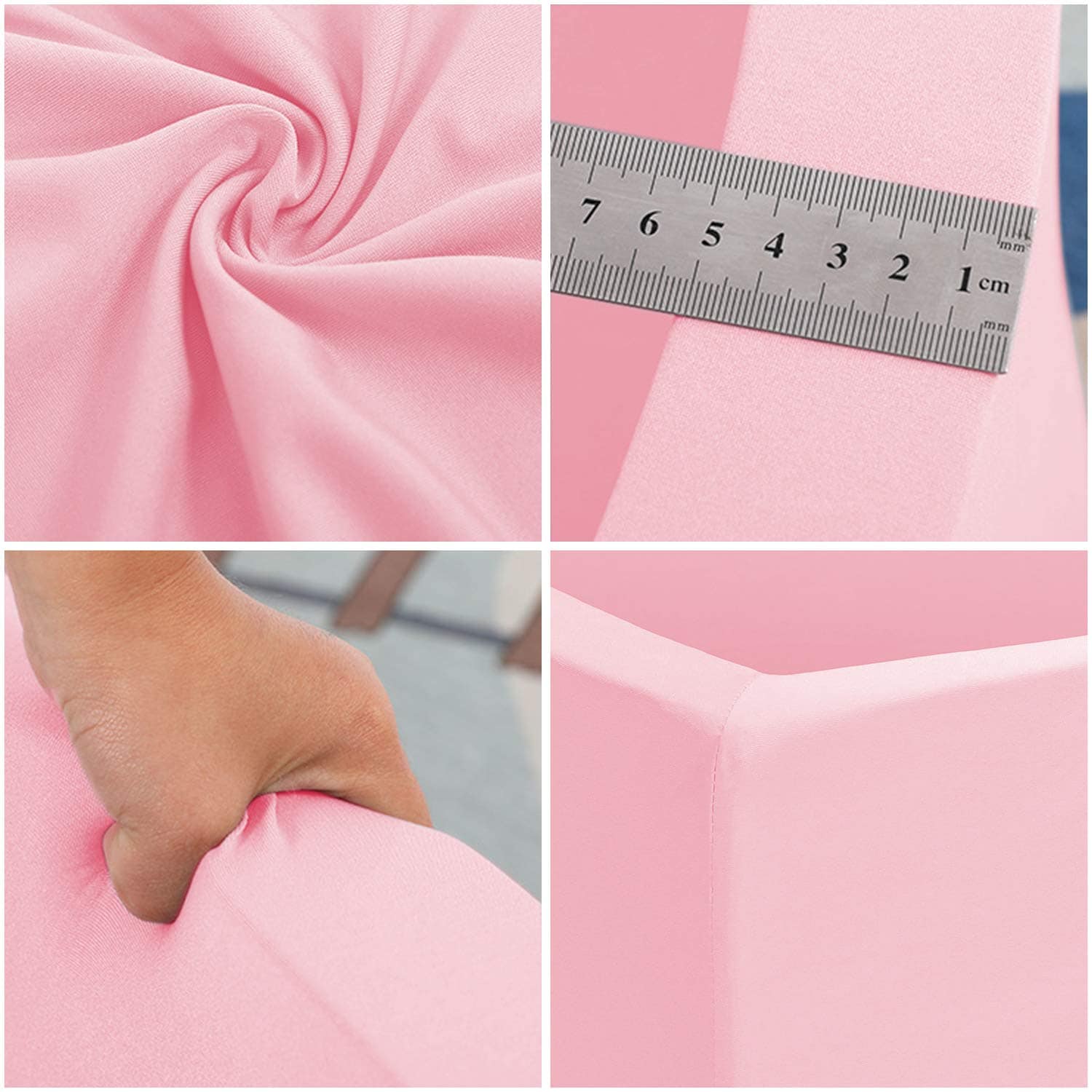 UHAPPYEE Piscina de Bolas Cuadrada para Niños, 35"x35"x12" - Imagen 5