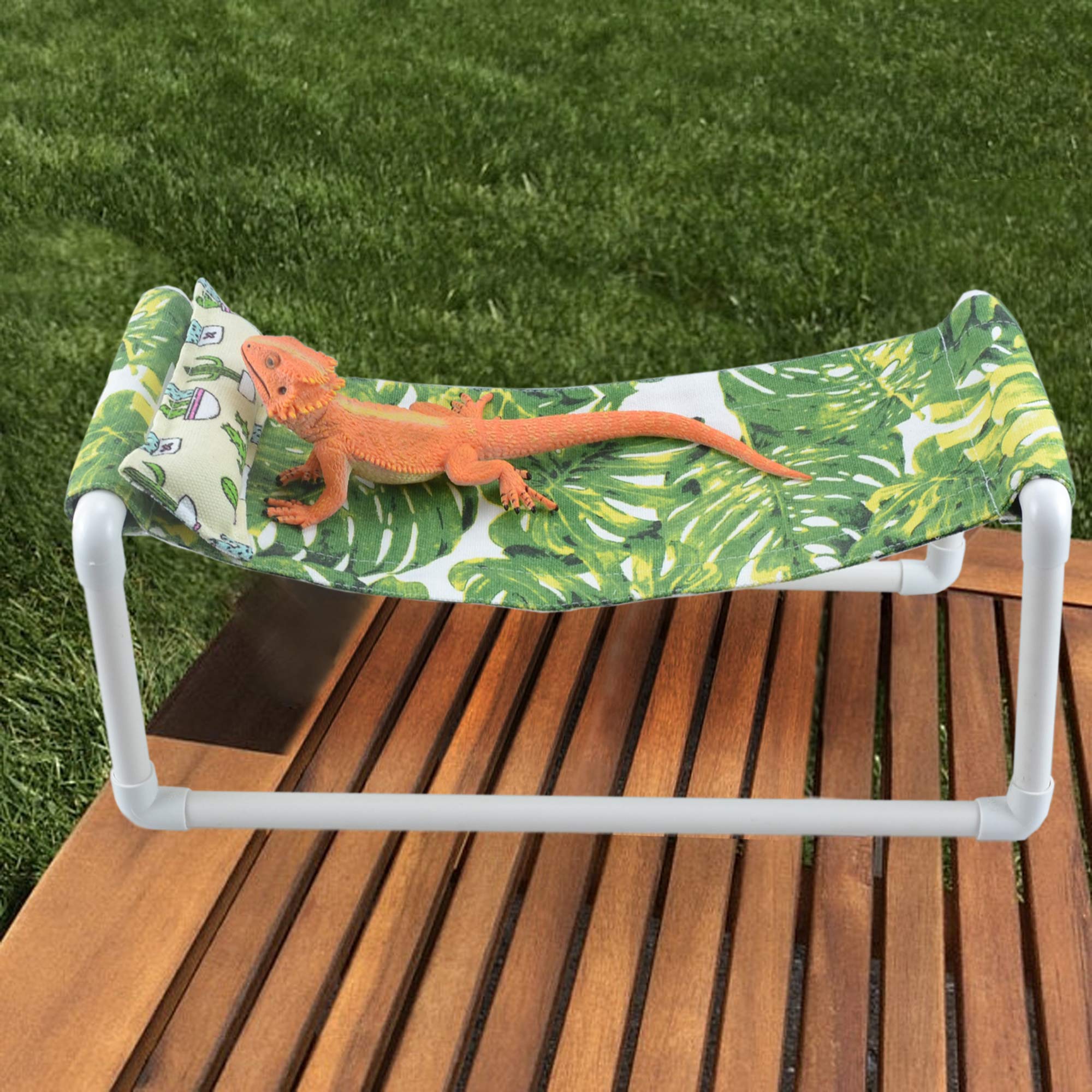 Hamaca Columpio Colgante Cama para Lagarto Gecko Reptil con - Imagen 5