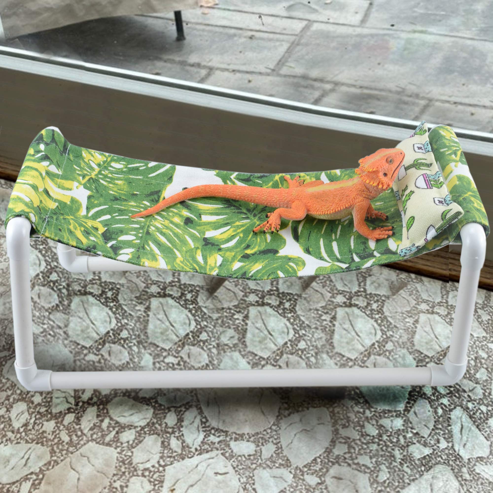 Hamaca Columpio Colgante Cama para Lagarto Gecko Reptil con - Imagen 6
