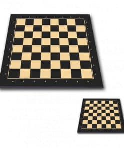 Tablero de ajedrez profesional Muba No. 4P Negro - 17.5