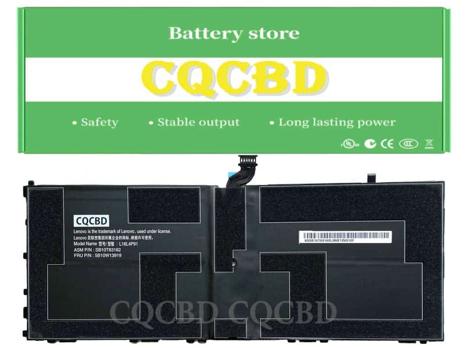 Batería para Lenovo ThinkPad X1 Tablet GEN 3 3rd Gen 2018