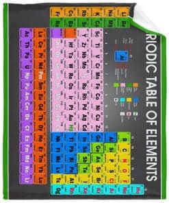 Manta de Tabla Periódica de los Elementos Perfecta para