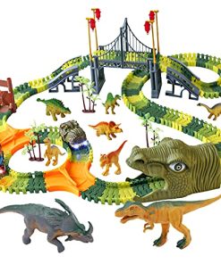 Pista de Carreras Mundo de Dinosaurios IQKidz - Set de