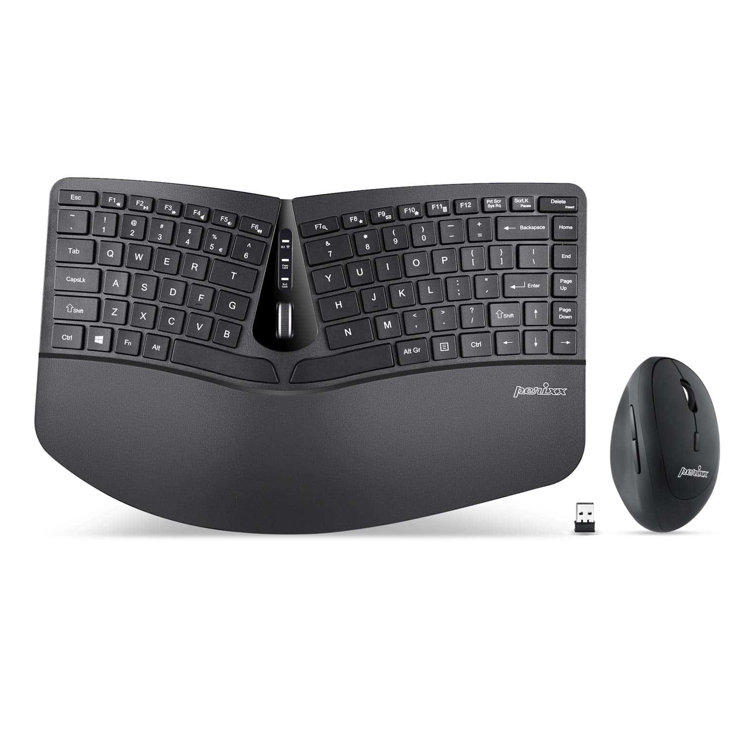 Perixx PERIDUO-606 Teclado Ergonómico Inalámbrico Mini con