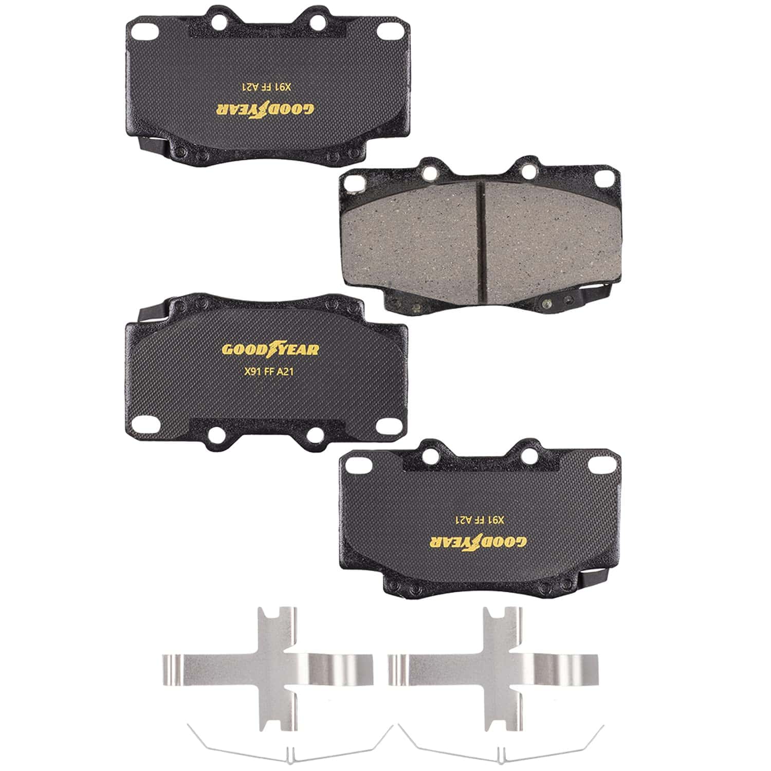 Goodyear Pastillas de Freno Delanteras Ranuradas y - Imagen 3