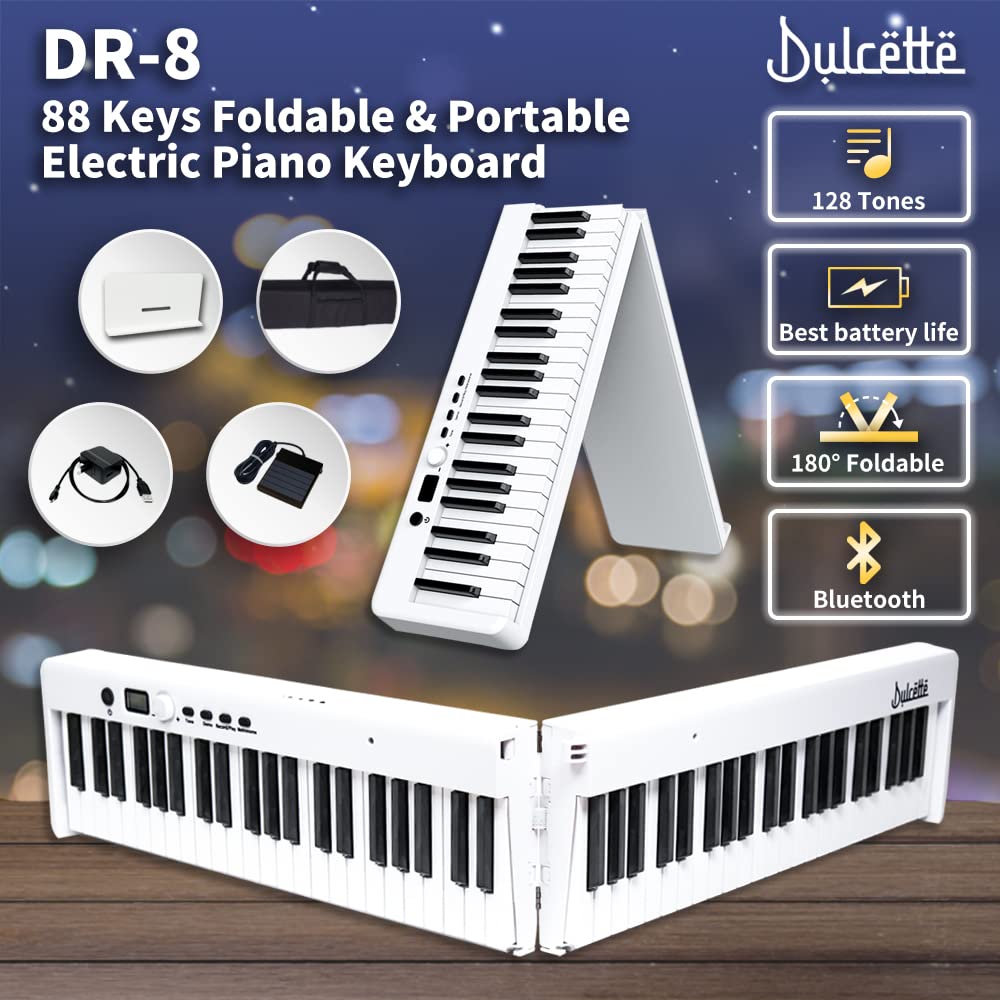 Piano Eléctrico Plegable Dulcette *NUEVO* | 88 Teclas - Imagen 3