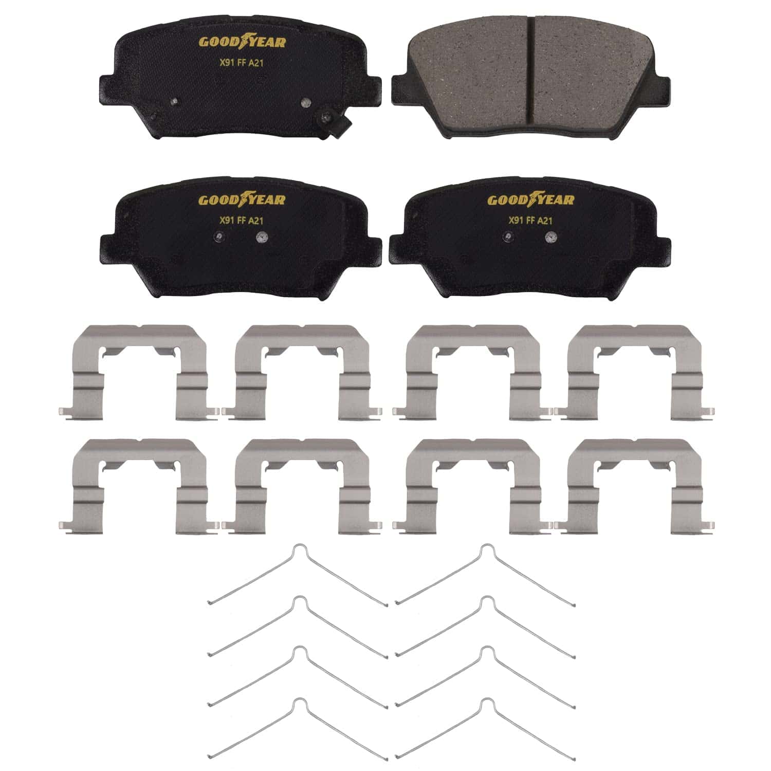 Goodyear Brakes GYD1815 - Pastillas de freno delanteras de - Imagen 3