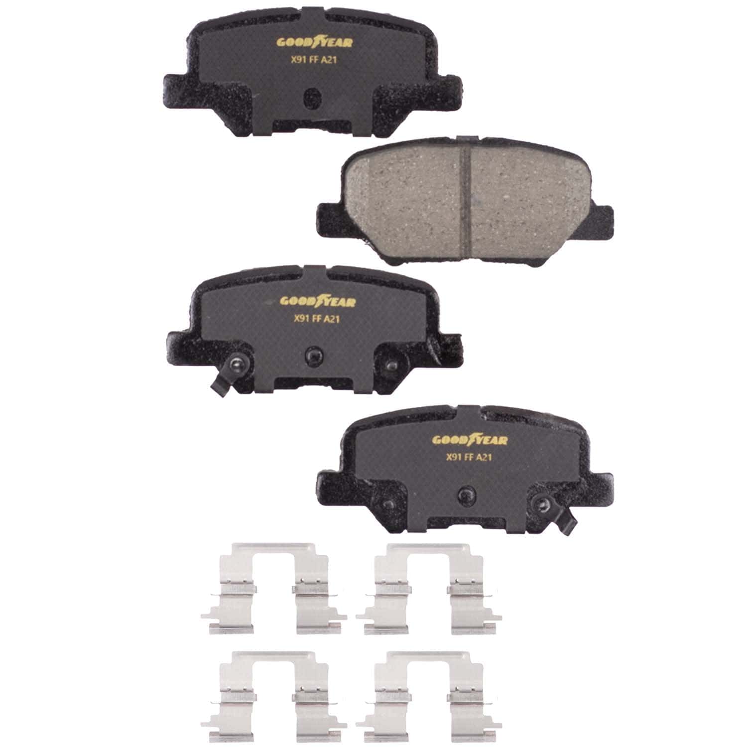 Pastillas de Freno Trasero Cerámicas Ranuradas y Biseladas - Imagen 3