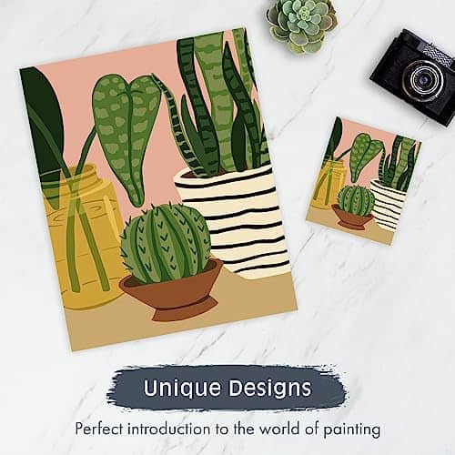 Pink Picasso Kits Pintar por Números Mid Century Modern - Imagen 6