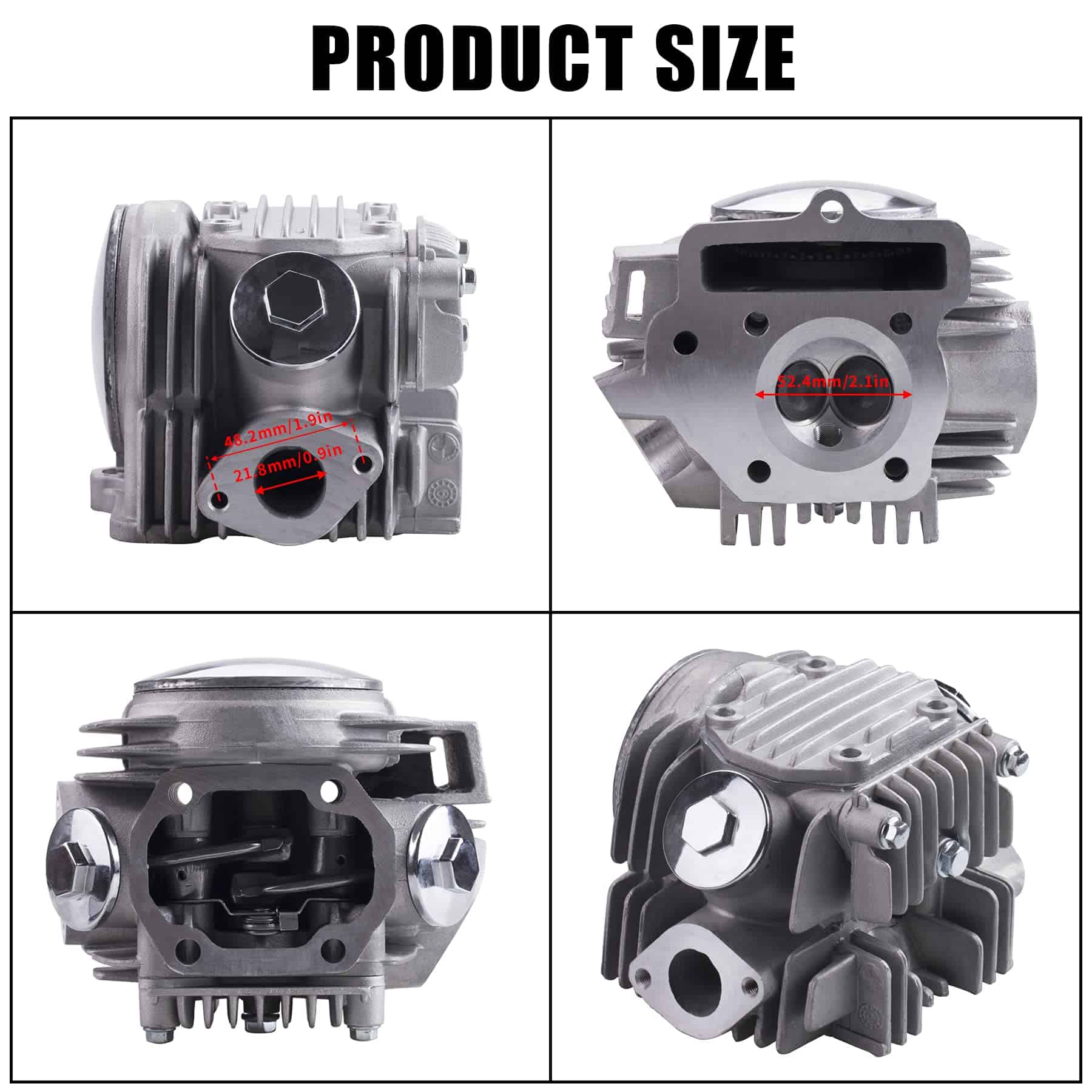 Cabezal de Cilindro Completo ORAEVY 52.4mm para Motor de 4 - Imagen 5