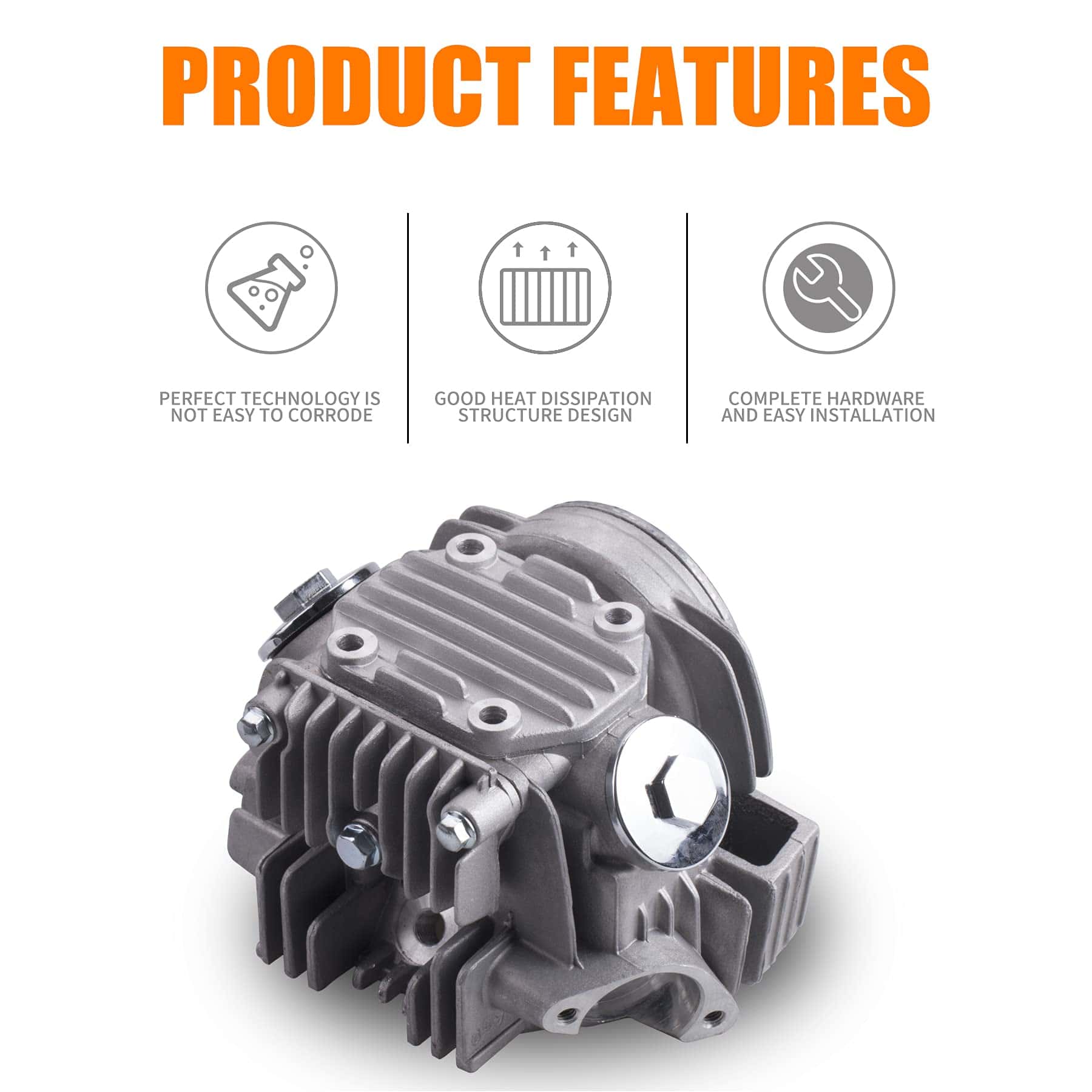 Cabezal de Cilindro Completo ORAEVY 52.4mm para Motor de 4 - Imagen 3